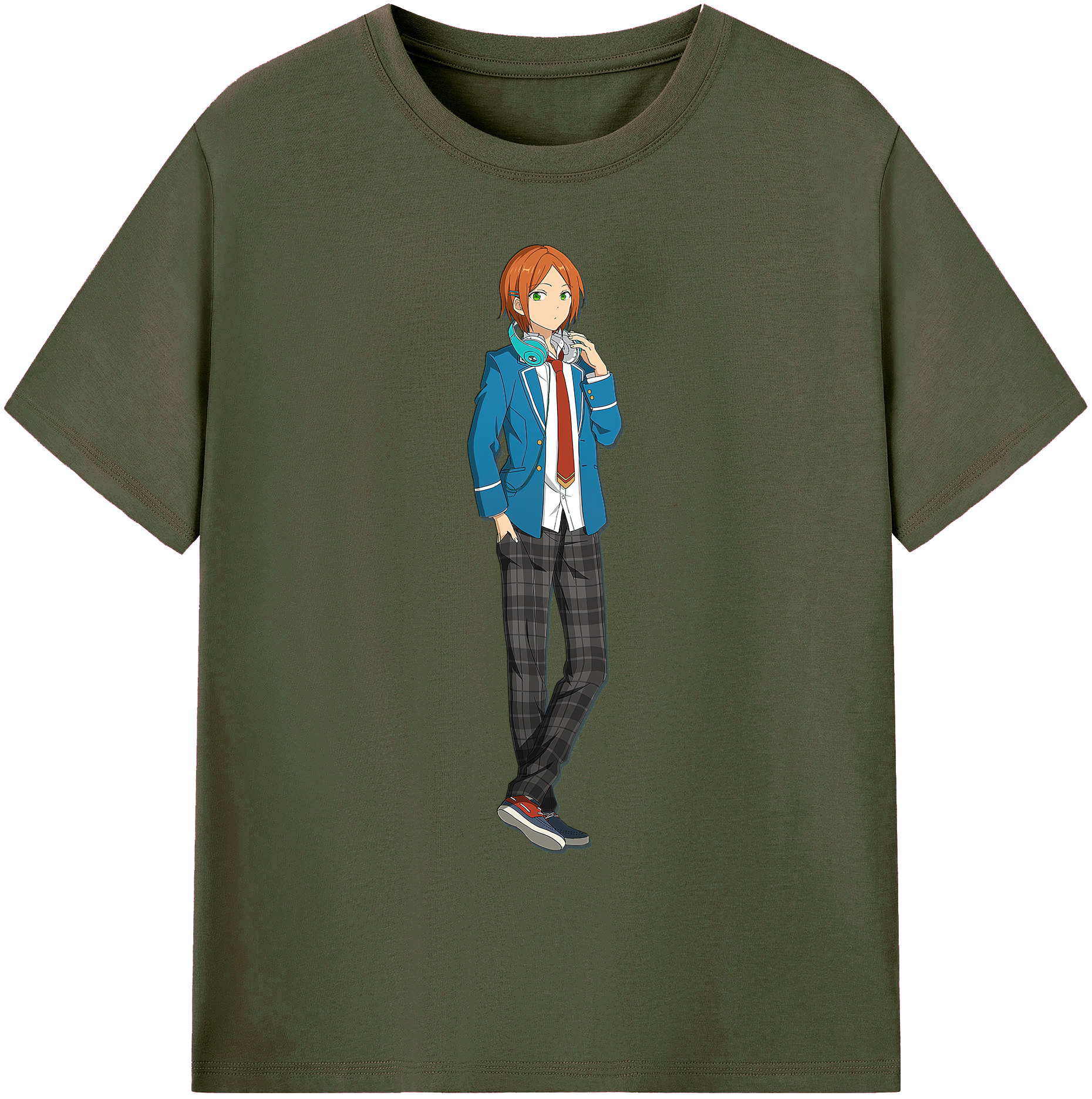 （画像用） あんさんぶるスターズ! Ensemble Stars 綿100％ メンズ半袖Tシャツ｜肌触りやわらか＆通気性